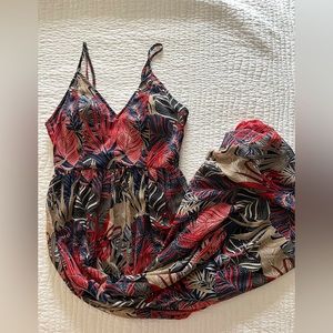 Summer Maxi Dress | Floral Print | Size M